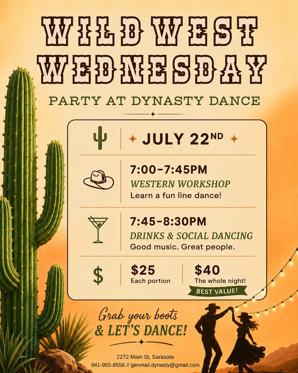 Wild West Wednesday party — July 22